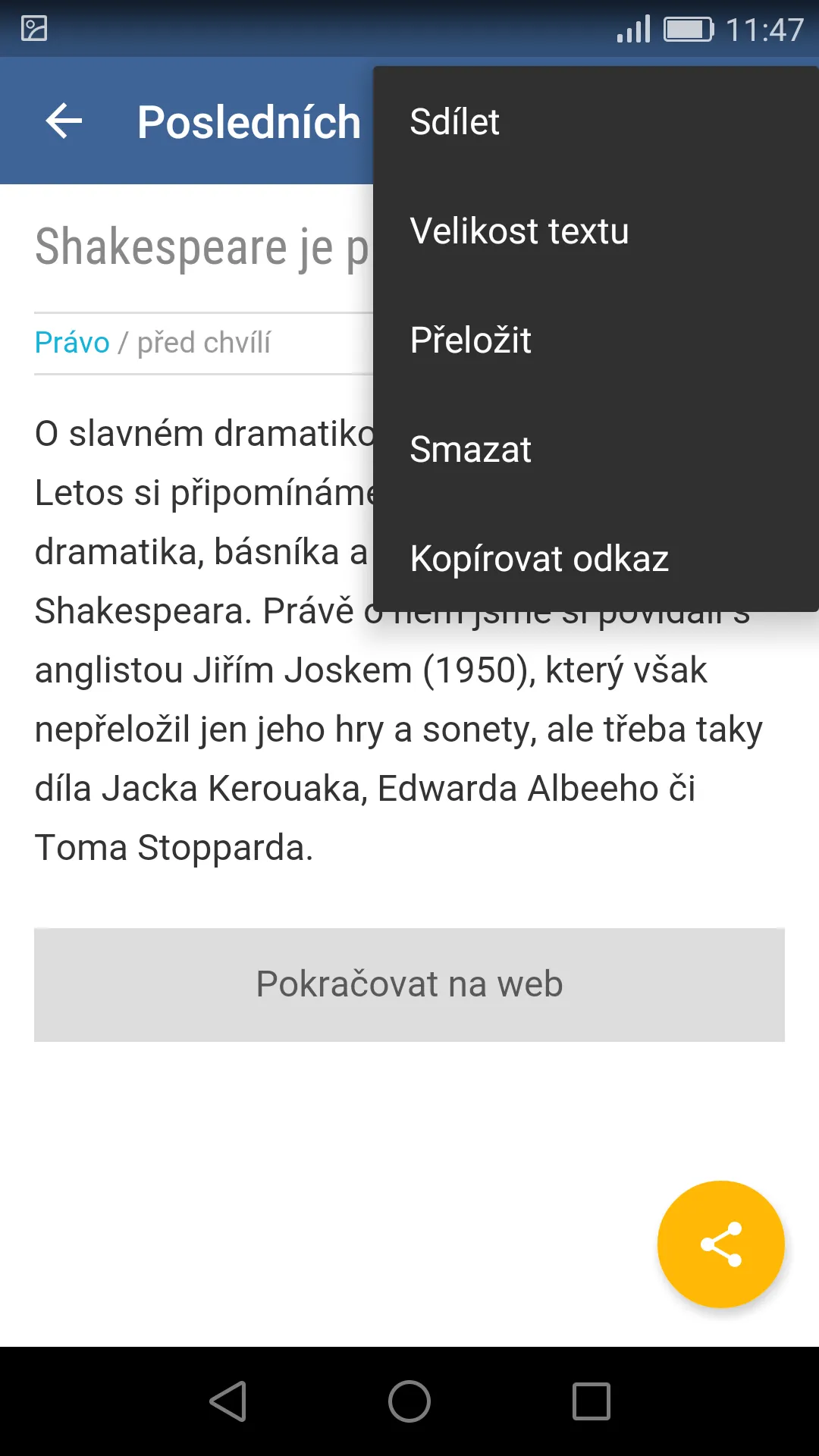 České Noviny | Indus Appstore | Screenshot