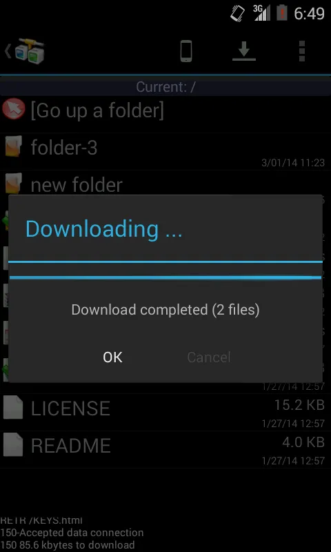 AndFTP (your FTP client) | Indus Appstore | Screenshot