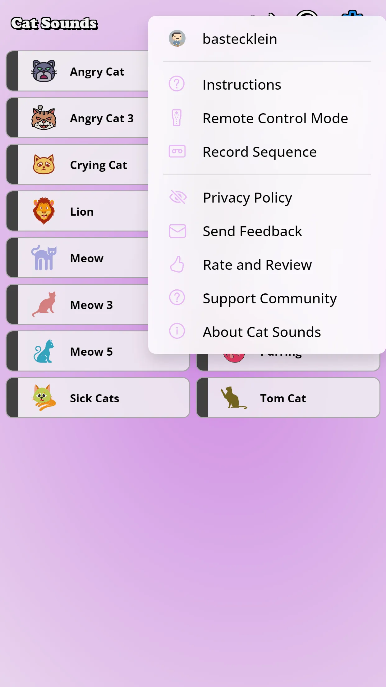 Cat Soundboard | Indus Appstore | Screenshot