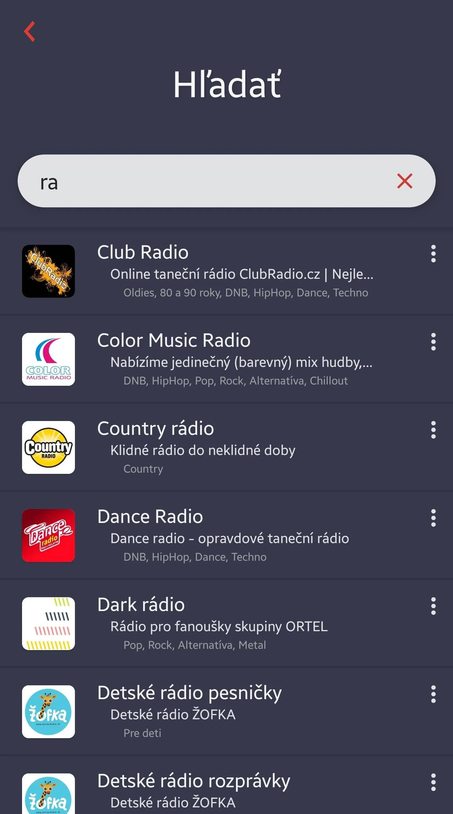 Czech and Slovak radios | Indus Appstore | Screenshot