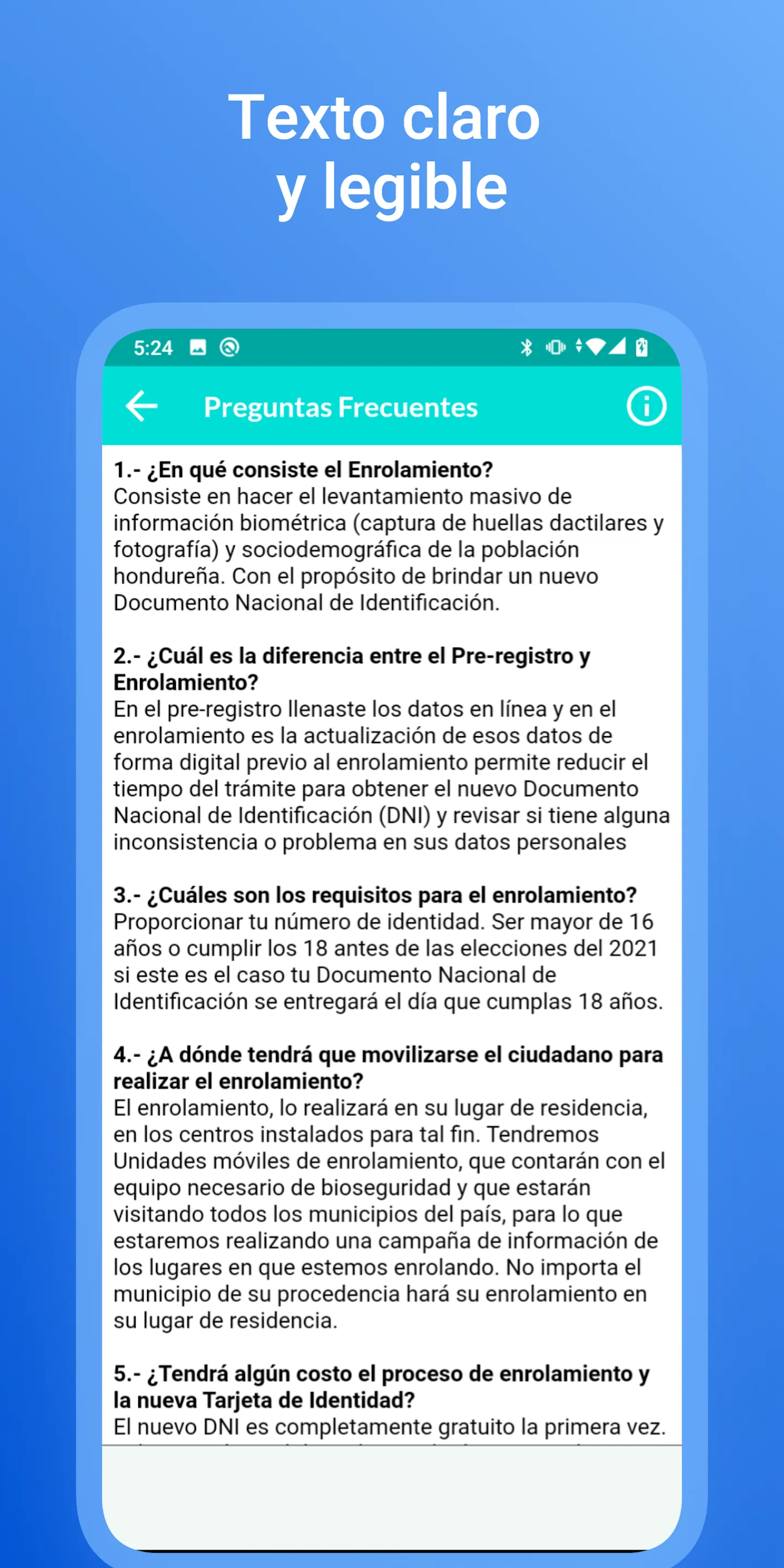 Consulta Entrega Identidad HN | Indus Appstore | Screenshot