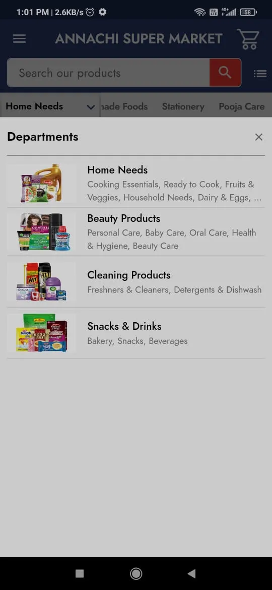 Annachi Supermarket | Indus Appstore | Screenshot