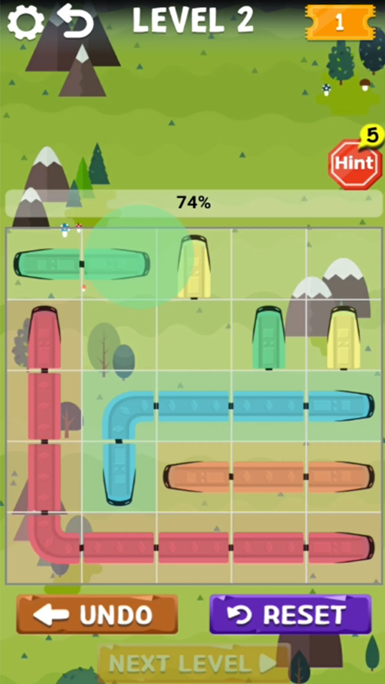 Connect Train - Color Puzzle | Indus Appstore | Screenshot