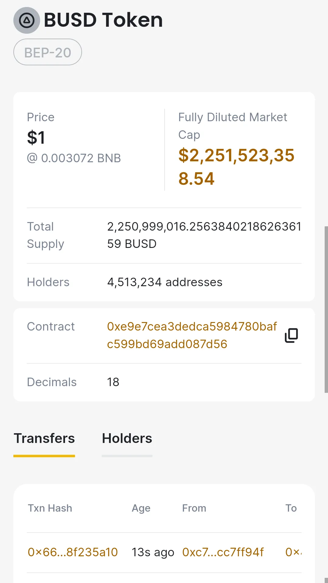 BSCTrace: Binance Explorer | Indus Appstore | Screenshot