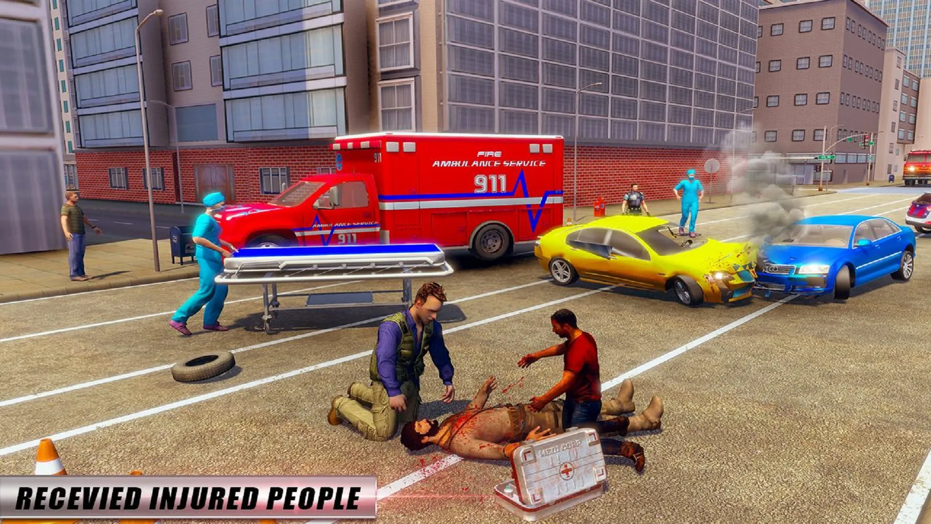 Ambulance Simulator Driving 3D | Indus Appstore | Screenshot