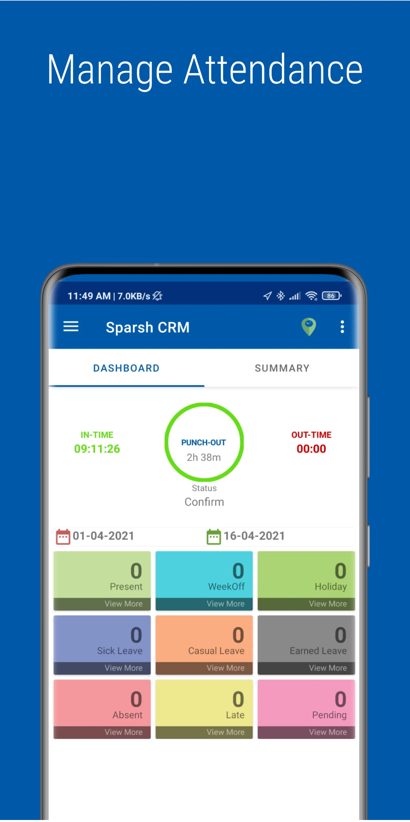 Sparsh.CRM | Indus Appstore | Screenshot