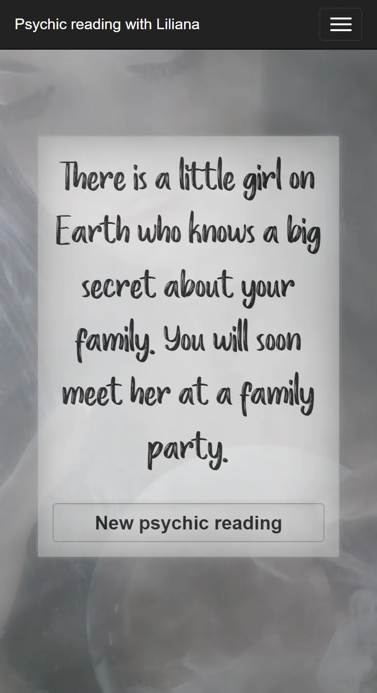 Psychic Reading with Liliana | Indus Appstore | Screenshot