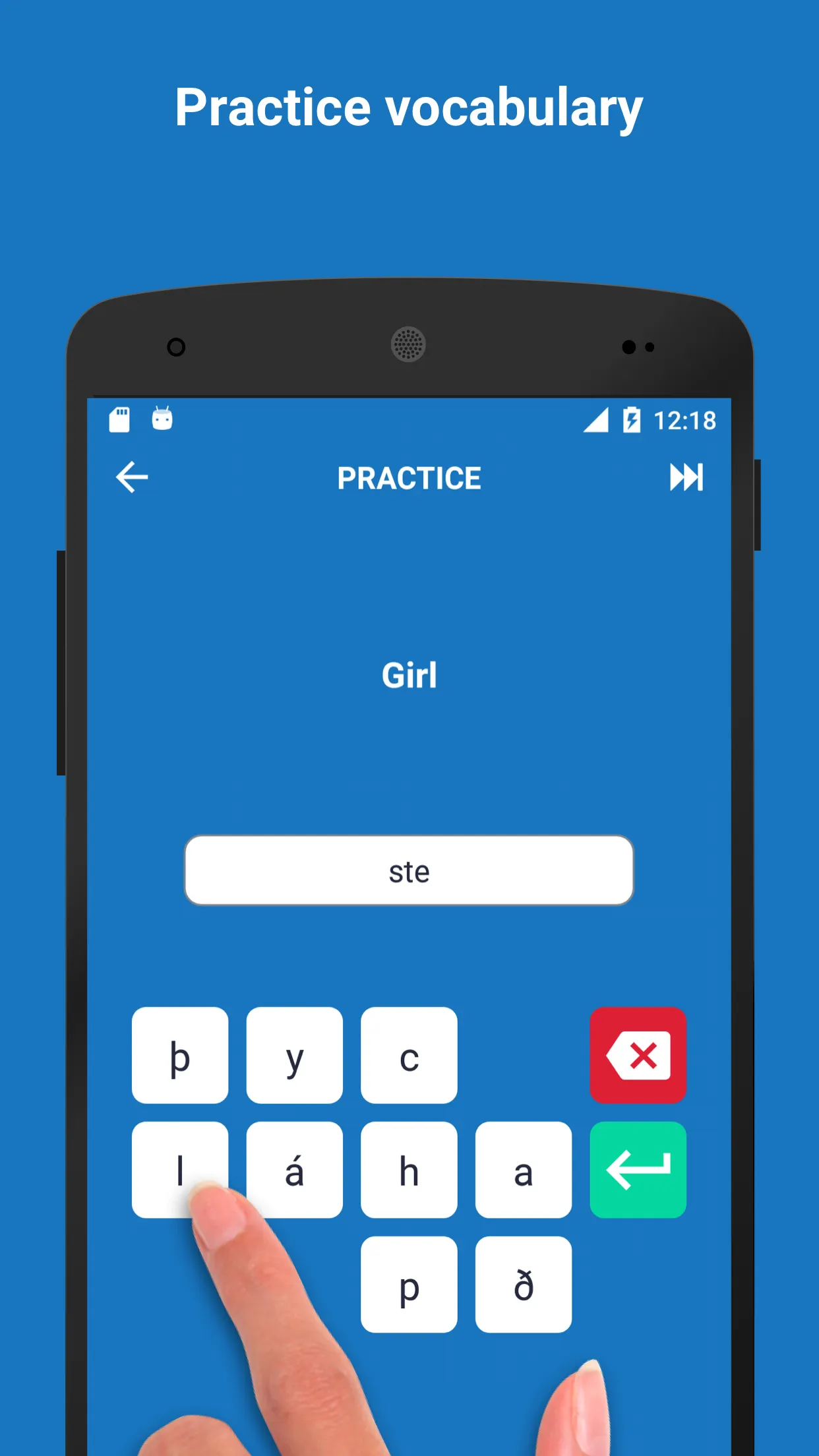 Learn Icelandic Vocabulary | Indus Appstore | Screenshot