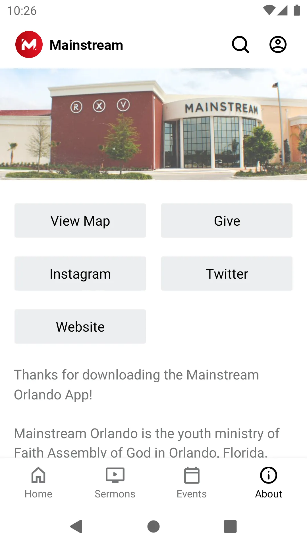 Mainstream Orlando | Indus Appstore | Screenshot