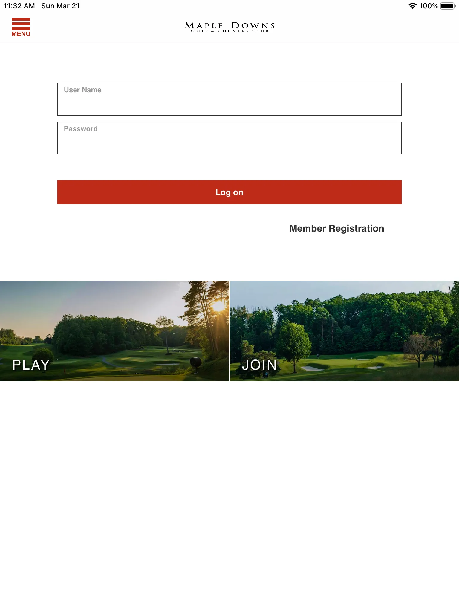 Maple Downs G&CC  | Indus Appstore | Screenshot