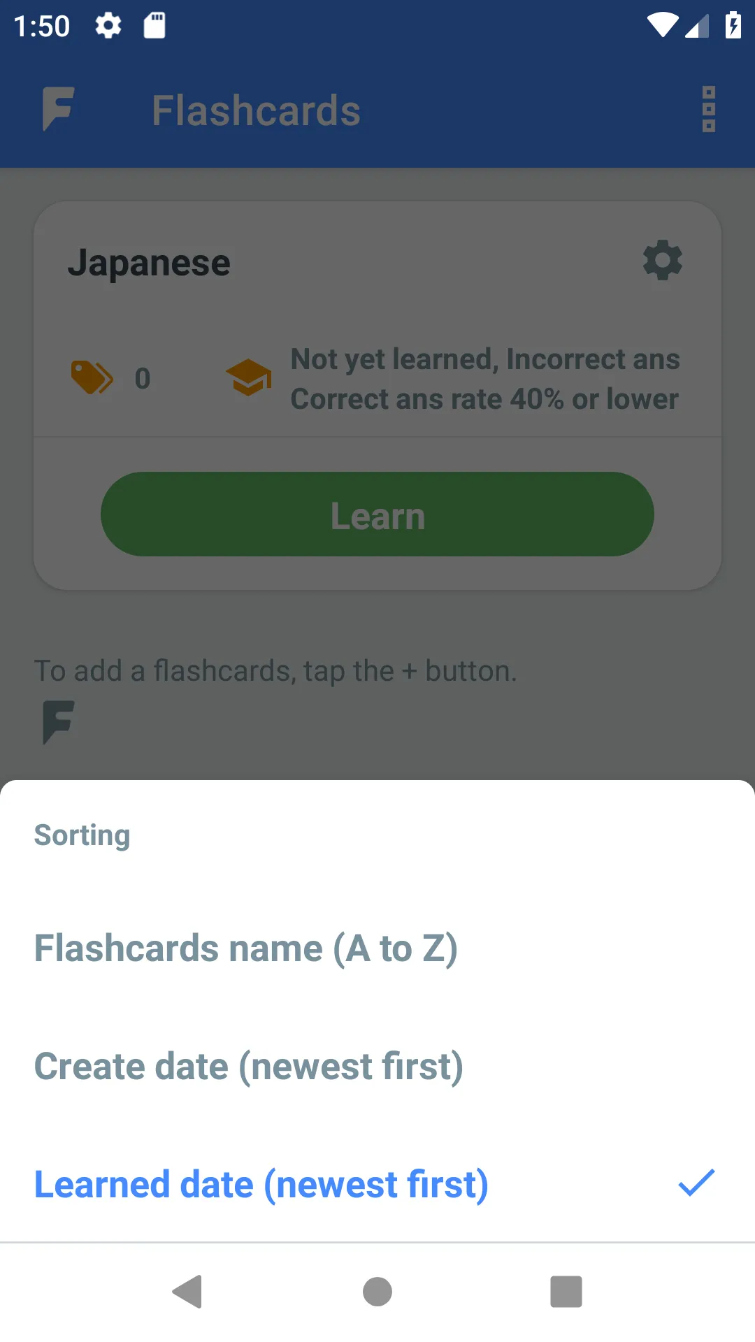 FLASHCARDS: BOSS EDITION | Indus Appstore | Screenshot