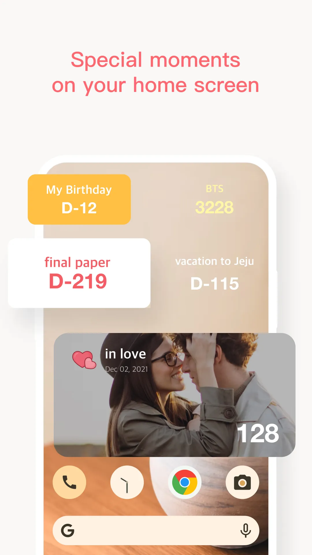 TheDayBefore (Days countdown) | Indus Appstore | Screenshot