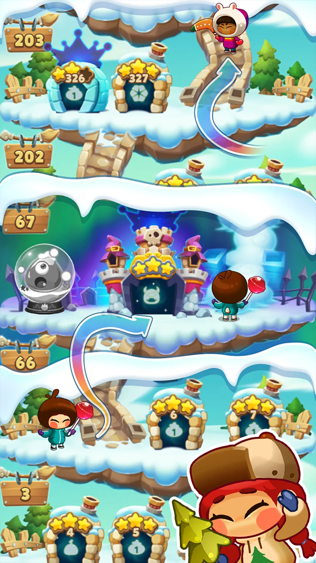 Monster Busters: Ice Slide | Indus Appstore | Screenshot