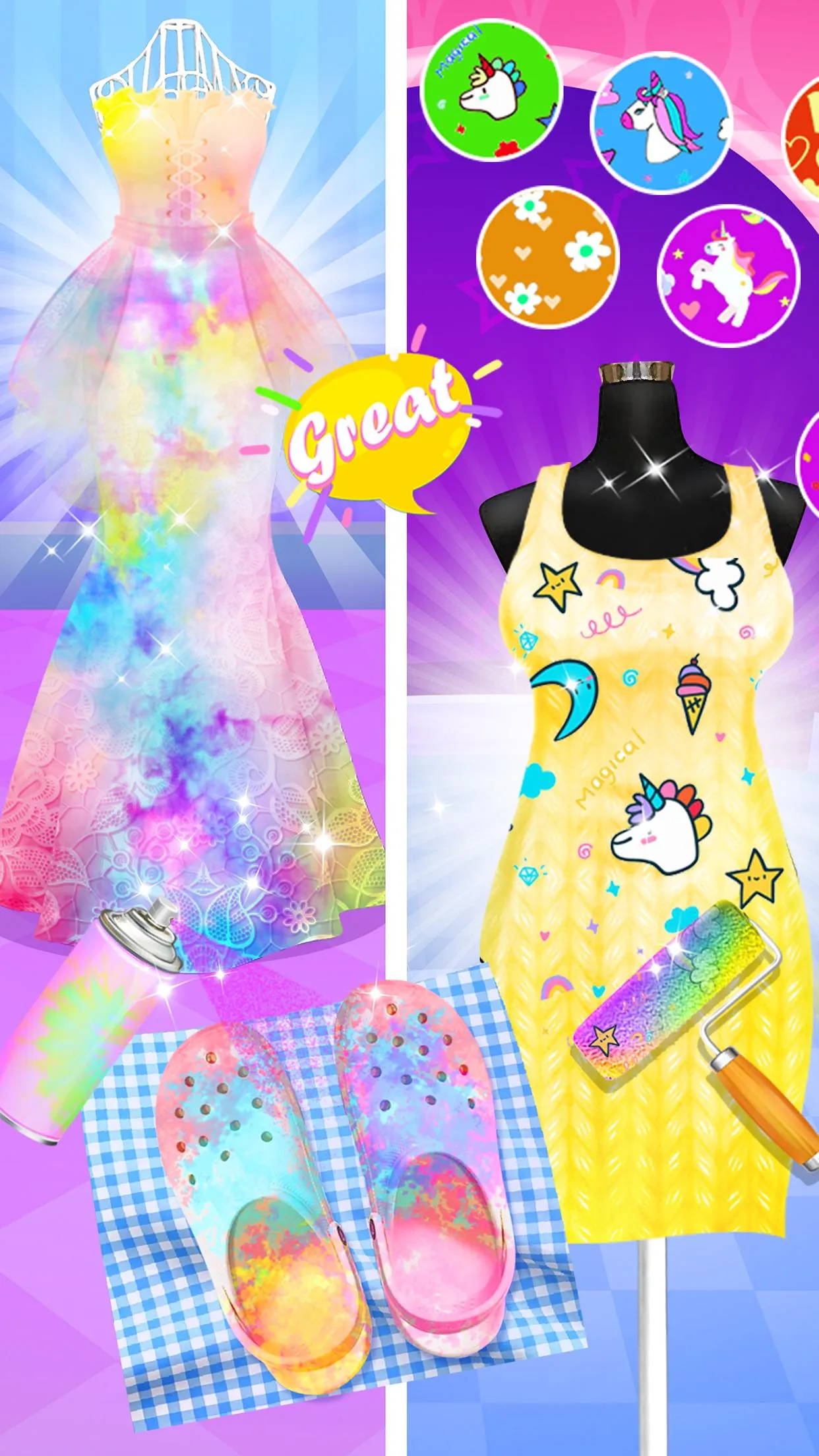 Tie Dye Fashion Art Design | Indus Appstore | Screenshot