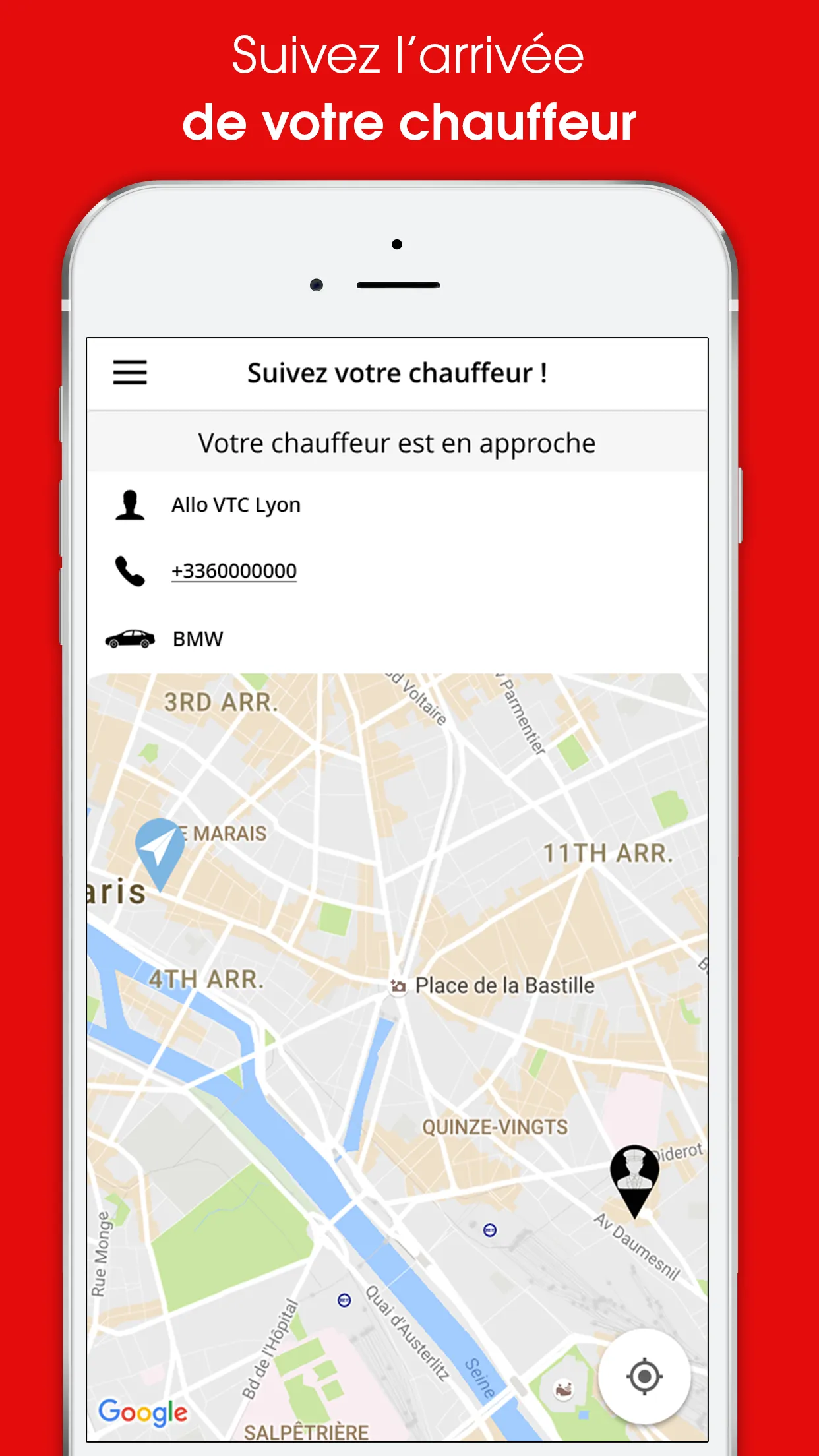 Allo VTC Lyon | Indus Appstore | Screenshot