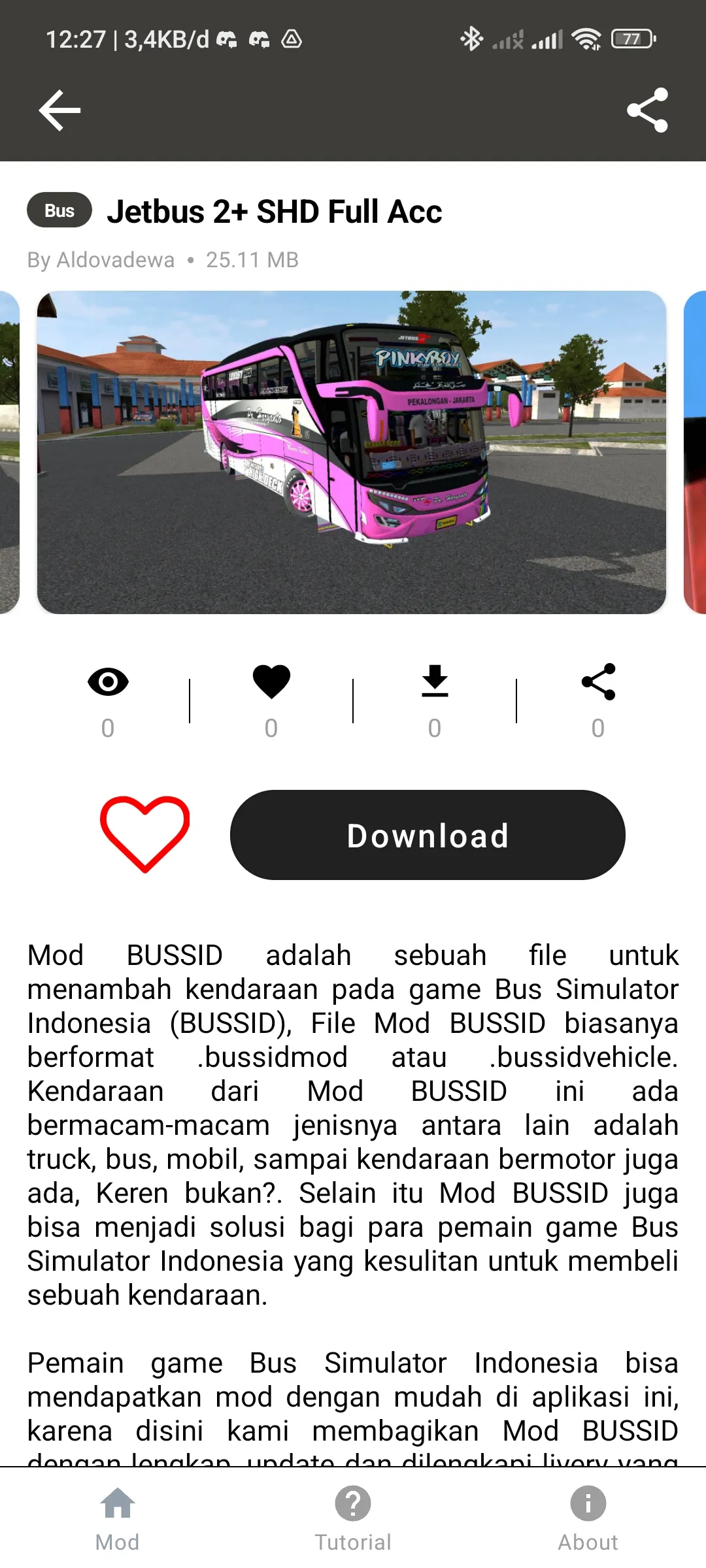 Mod Bussid Basuri Pianika | Indus Appstore | Screenshot