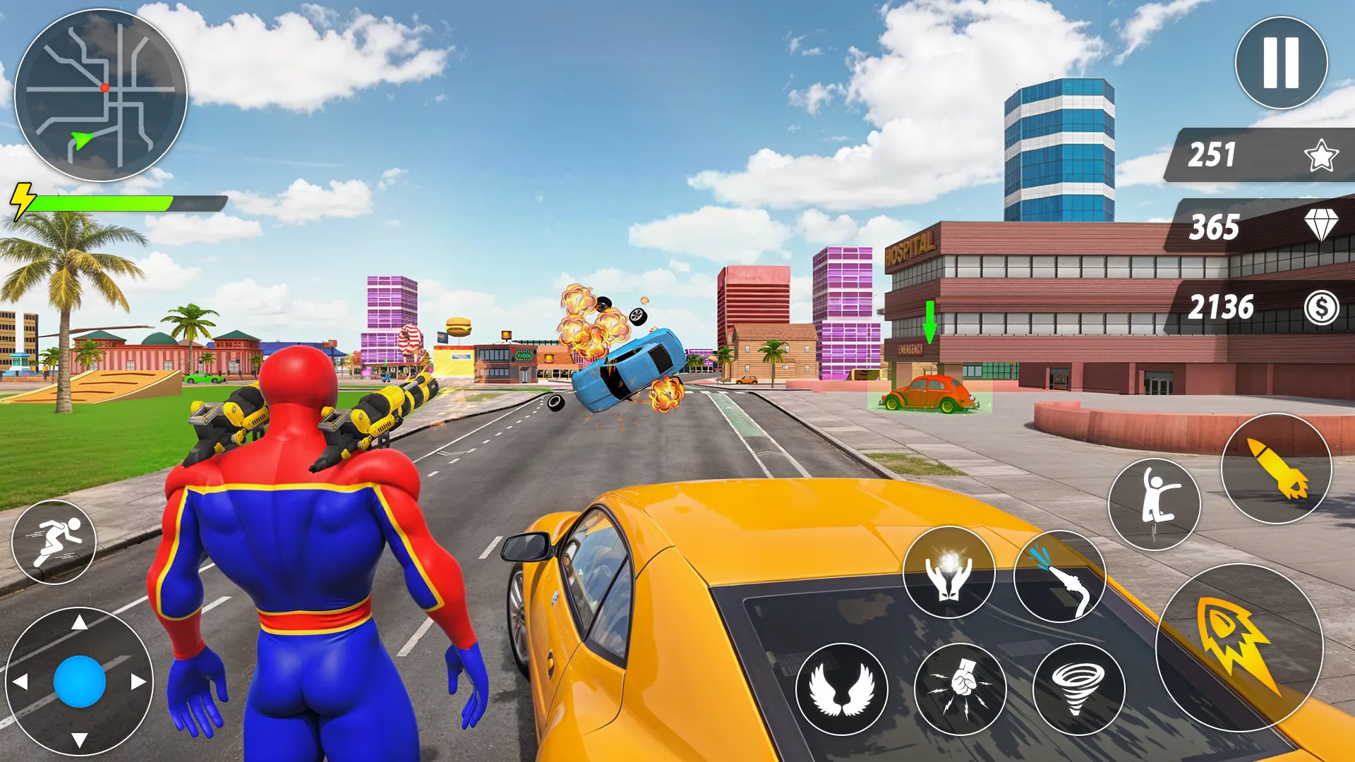 Spider Robot Hero Car Games | Indus Appstore | Screenshot