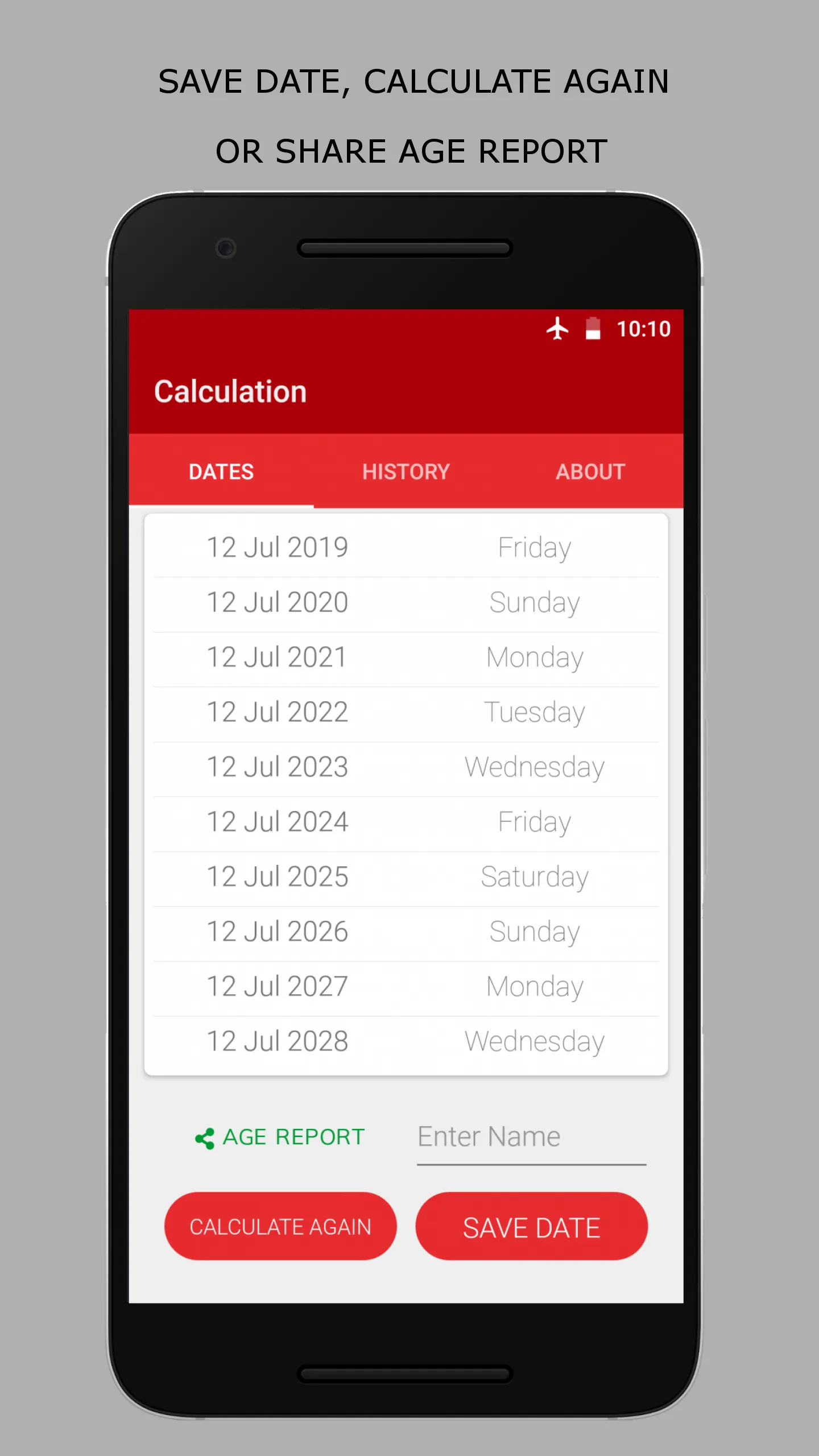 Age Calculator | Date of Birth | Indus Appstore | Screenshot