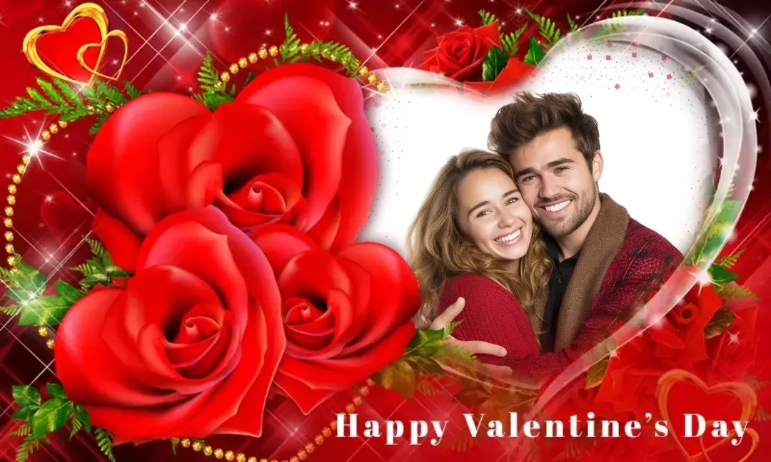 Valentine Day Photo Frame | Indus Appstore | Screenshot