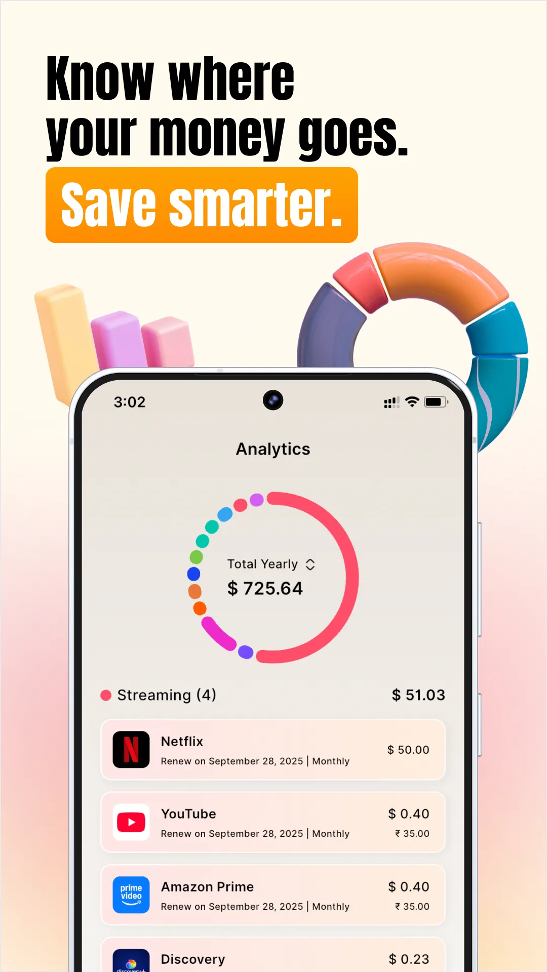 Subscription Manager: Reko | Indus Appstore | Screenshot
