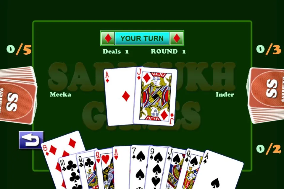 3 2 5 card game | Indus Appstore | Screenshot