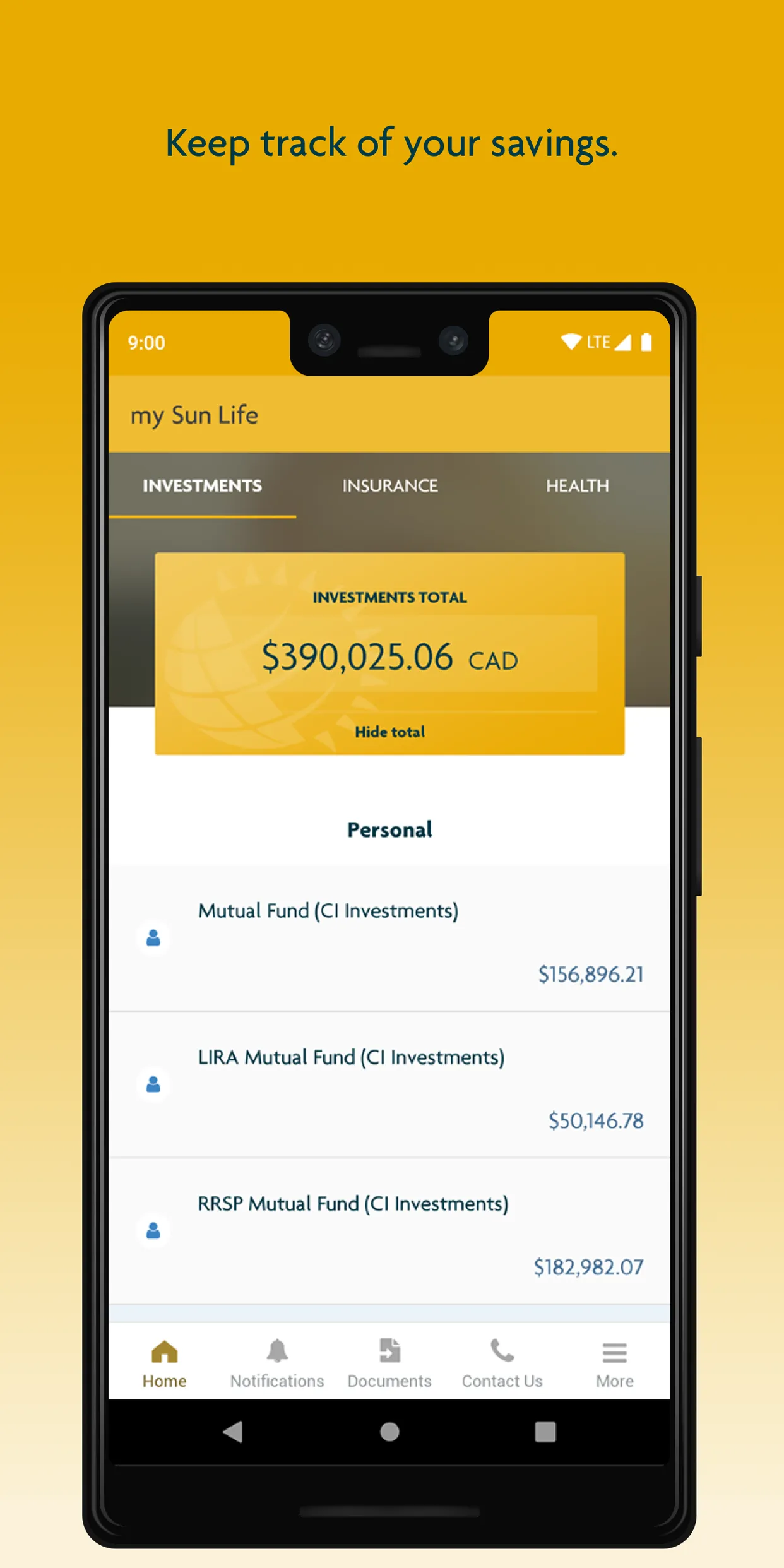 my Sun Life (CA) | Indus Appstore | Screenshot