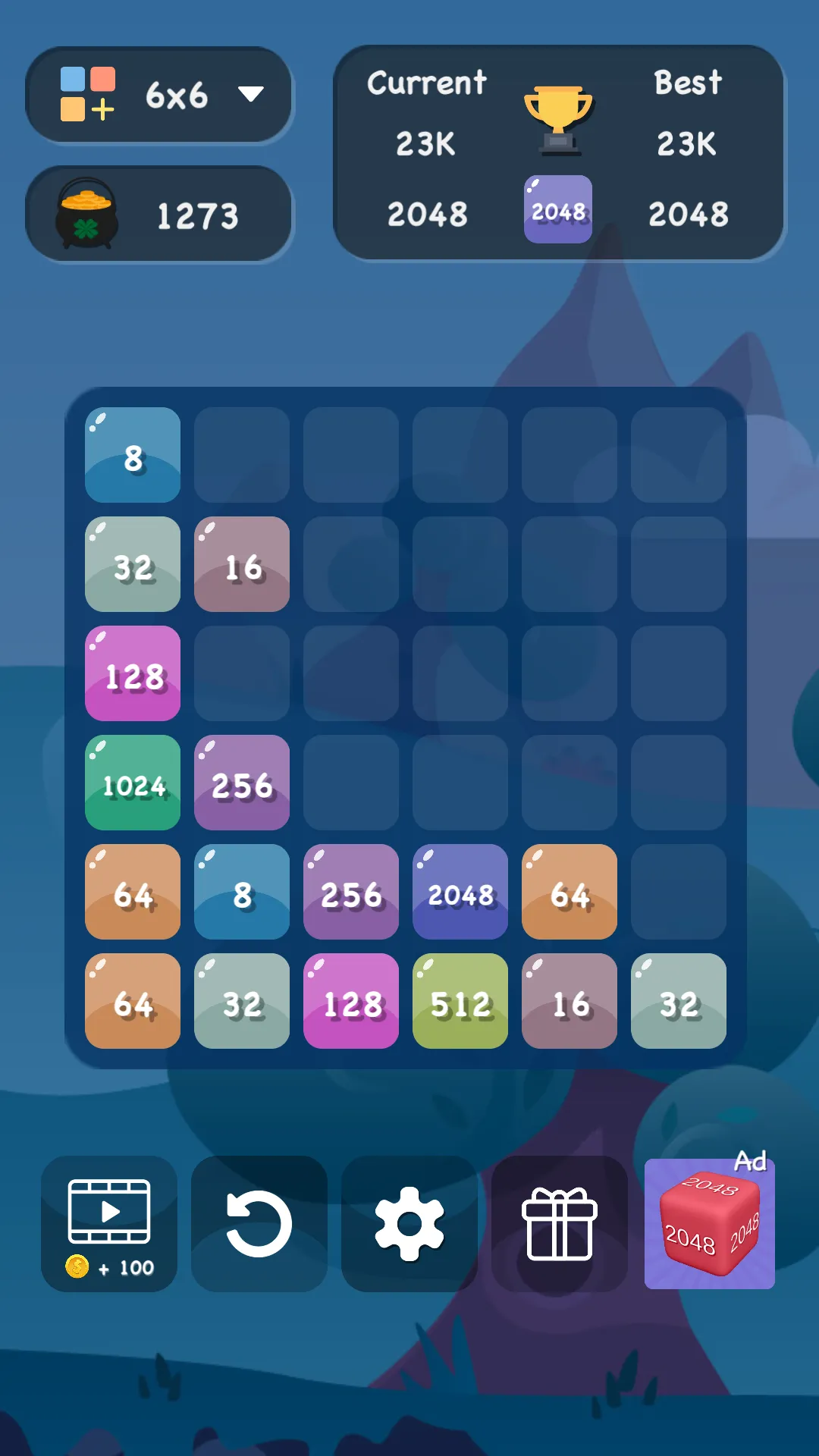 2048 Classic: Merge Puzzle | Indus Appstore | Screenshot