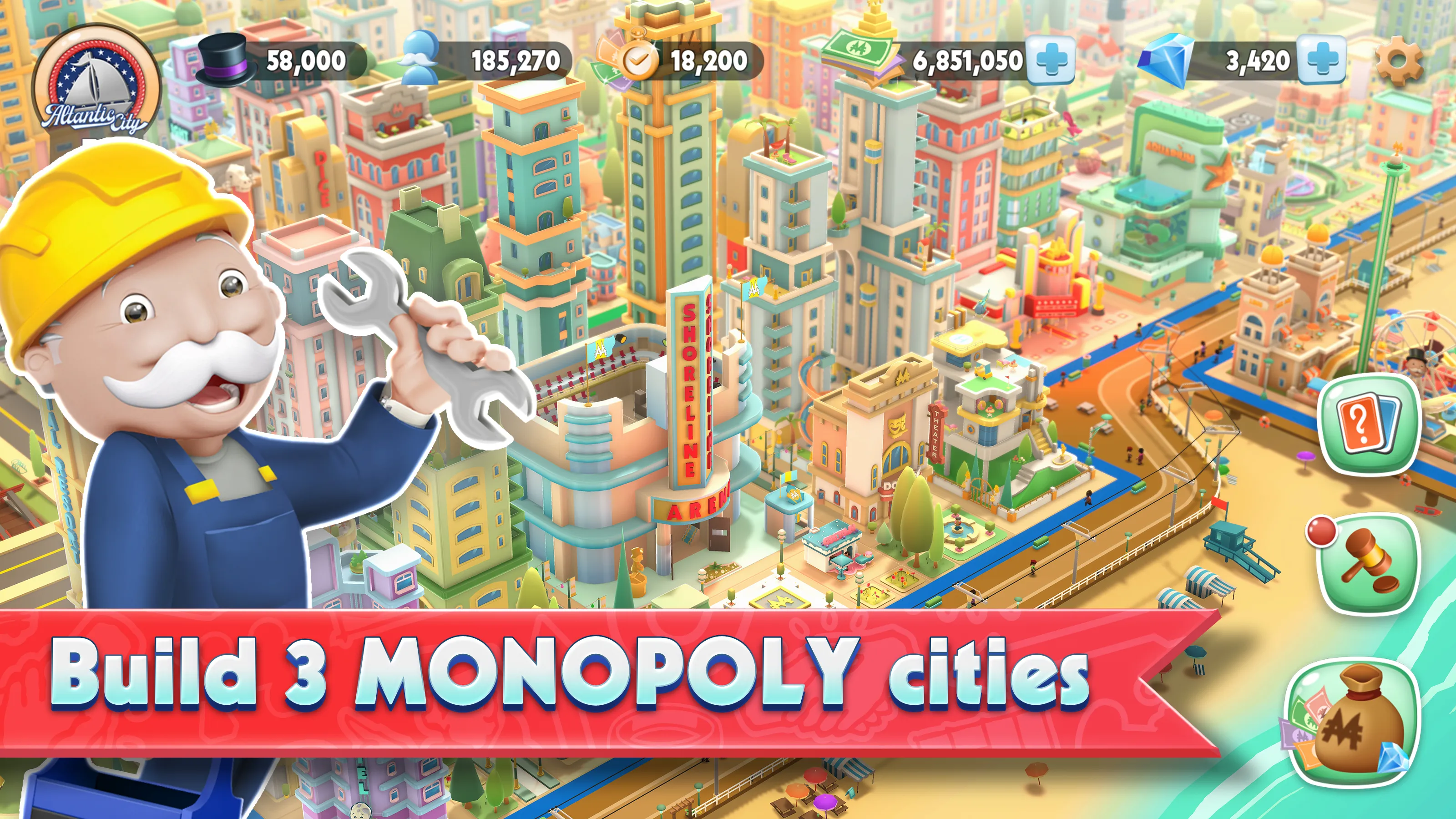 MONOPOLY Tycoon | Indus Appstore | Screenshot