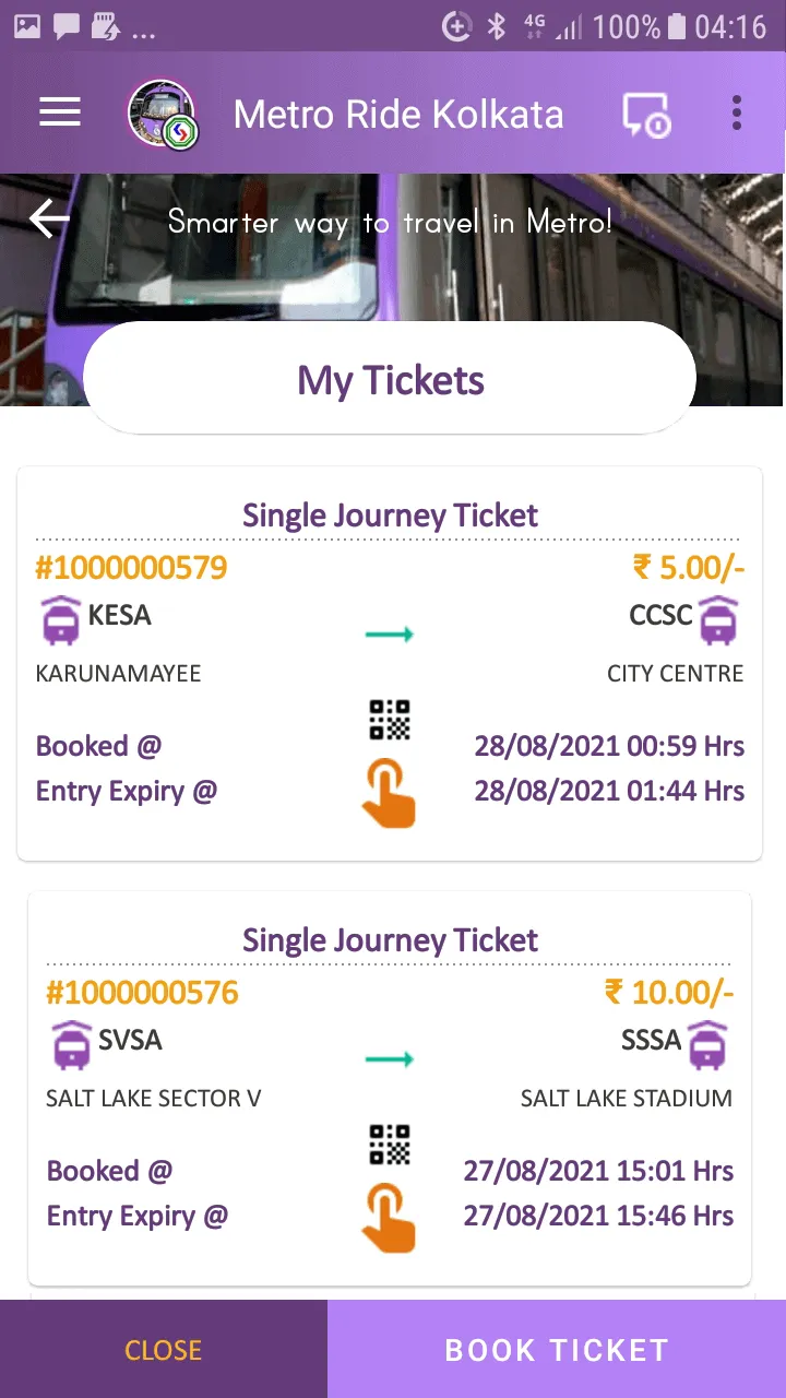 Metro Ride Kolkata | Indus Appstore | Screenshot