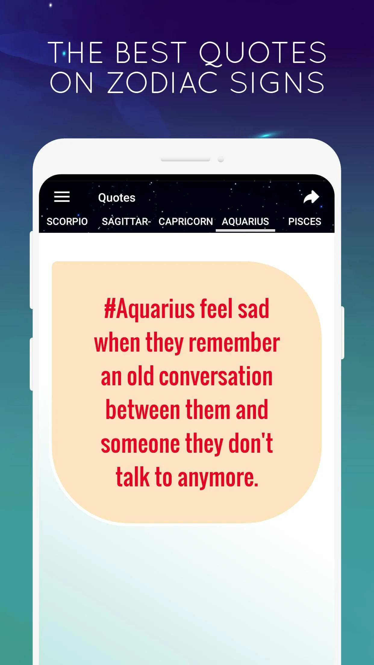 Aquarius Horoscope Daily | Indus Appstore | Screenshot