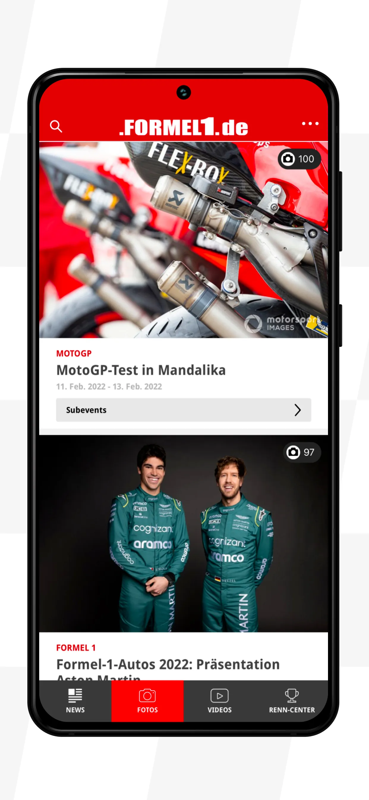 Formel1.de | Indus Appstore | Screenshot