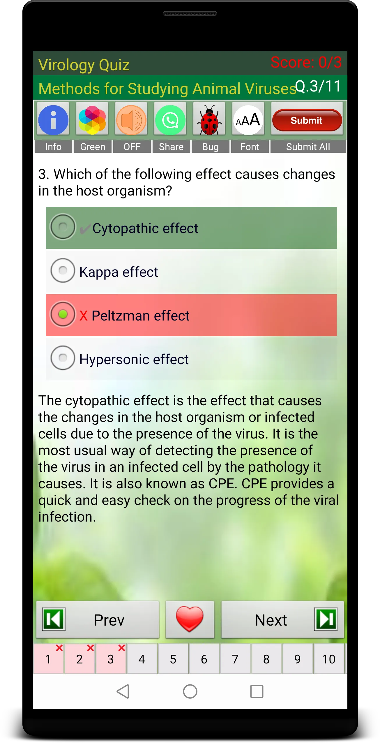 Virology Quiz | Indus Appstore | Screenshot