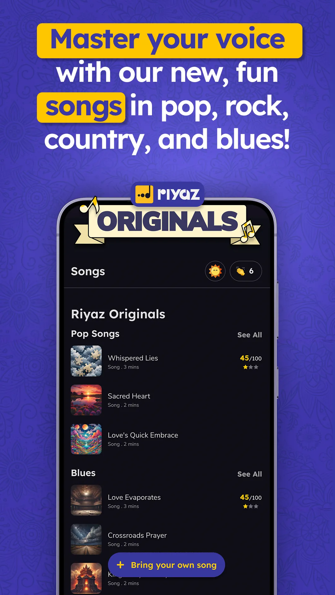 Riyaz: Practice, Learn to Sing | Indus Appstore | Screenshot