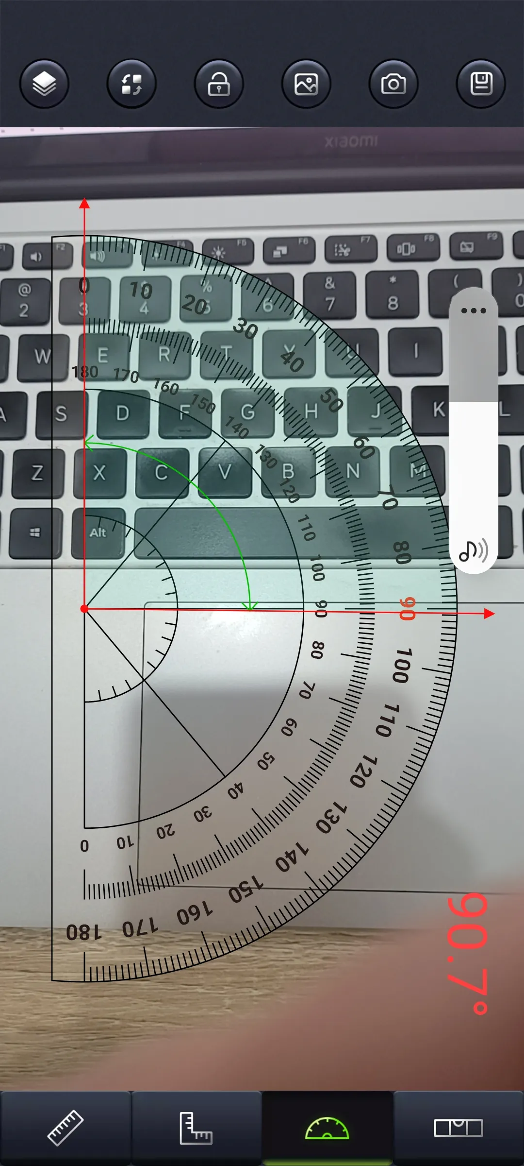 Ruler, Protractor, BubbleLevel | Indus Appstore | Screenshot