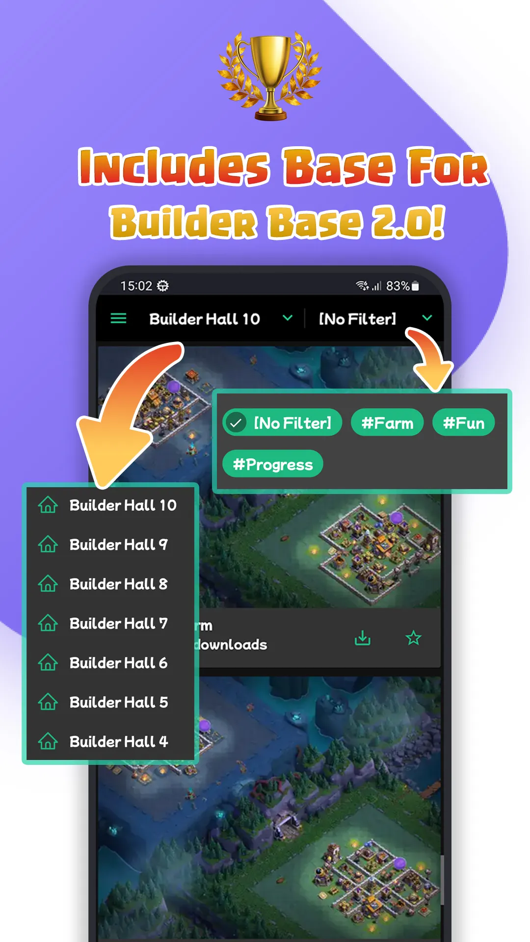 Clashtasia - Base Layout link | Indus Appstore | Screenshot