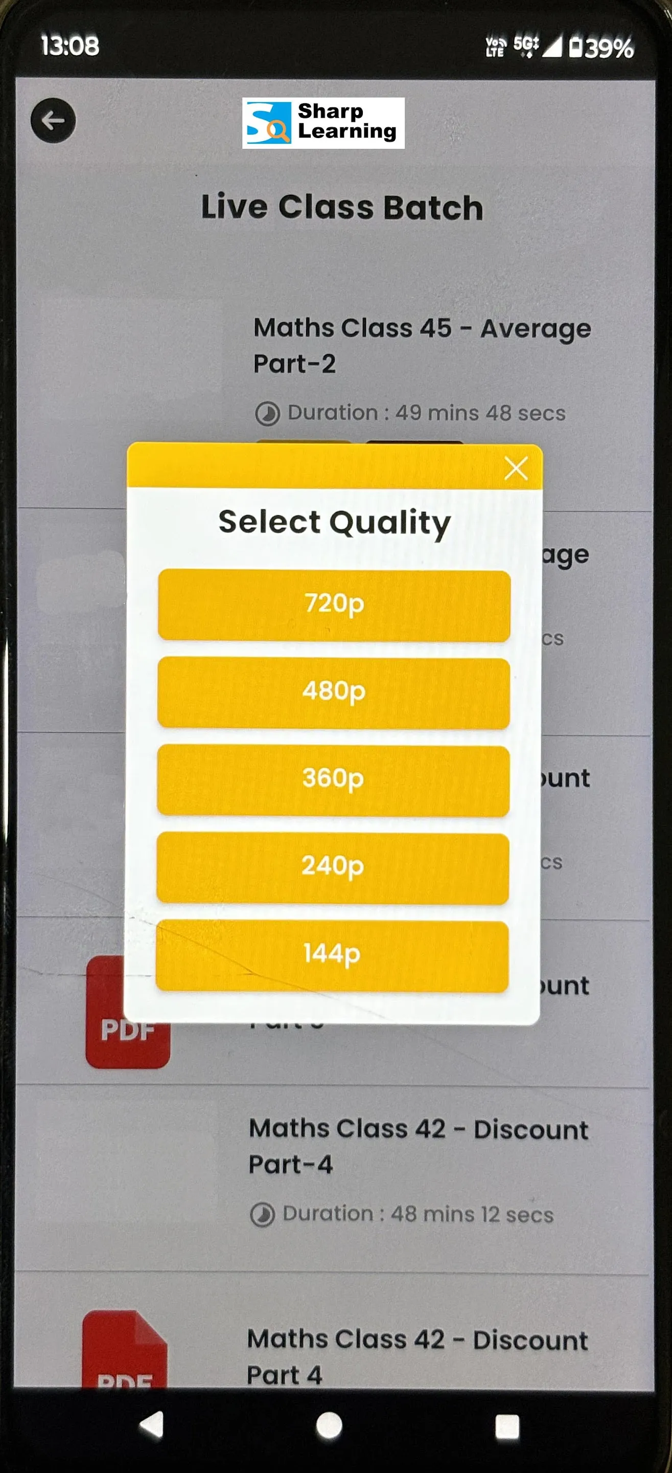 Sharp Learning | Indus Appstore | Screenshot