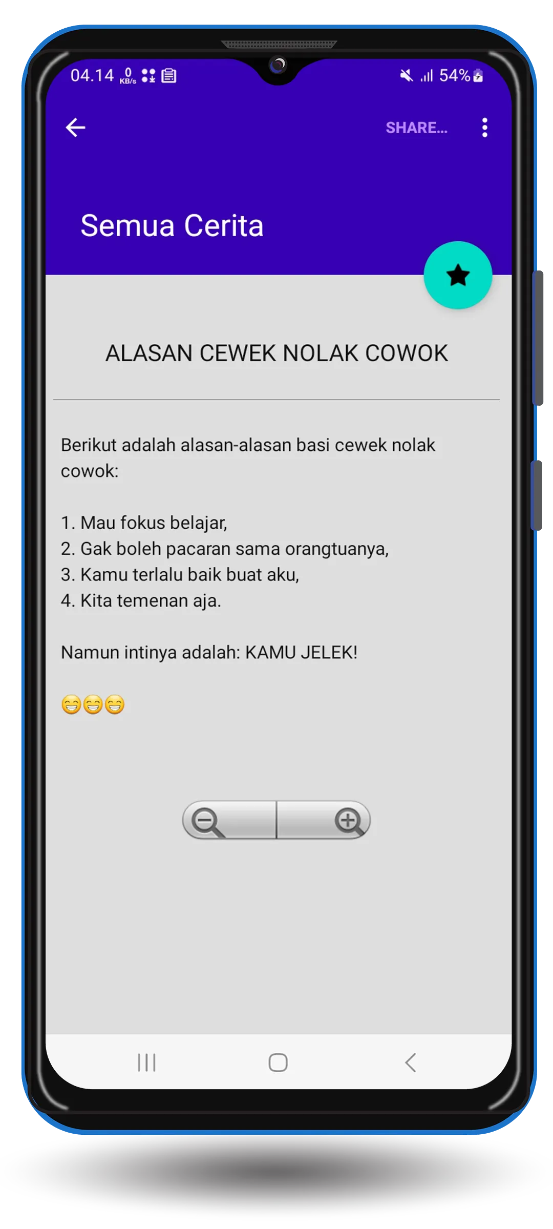 1000+ Cerita Lucu Jaman Now | Indus Appstore | Screenshot