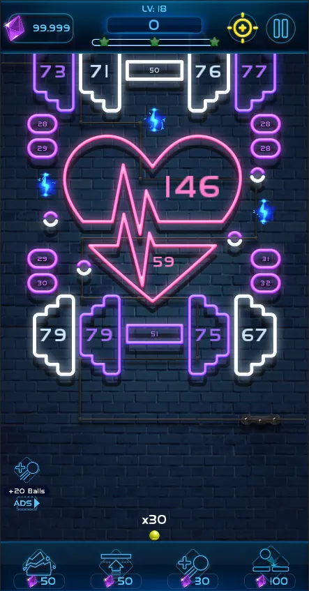 Neon n Balls | Indus Appstore | Screenshot