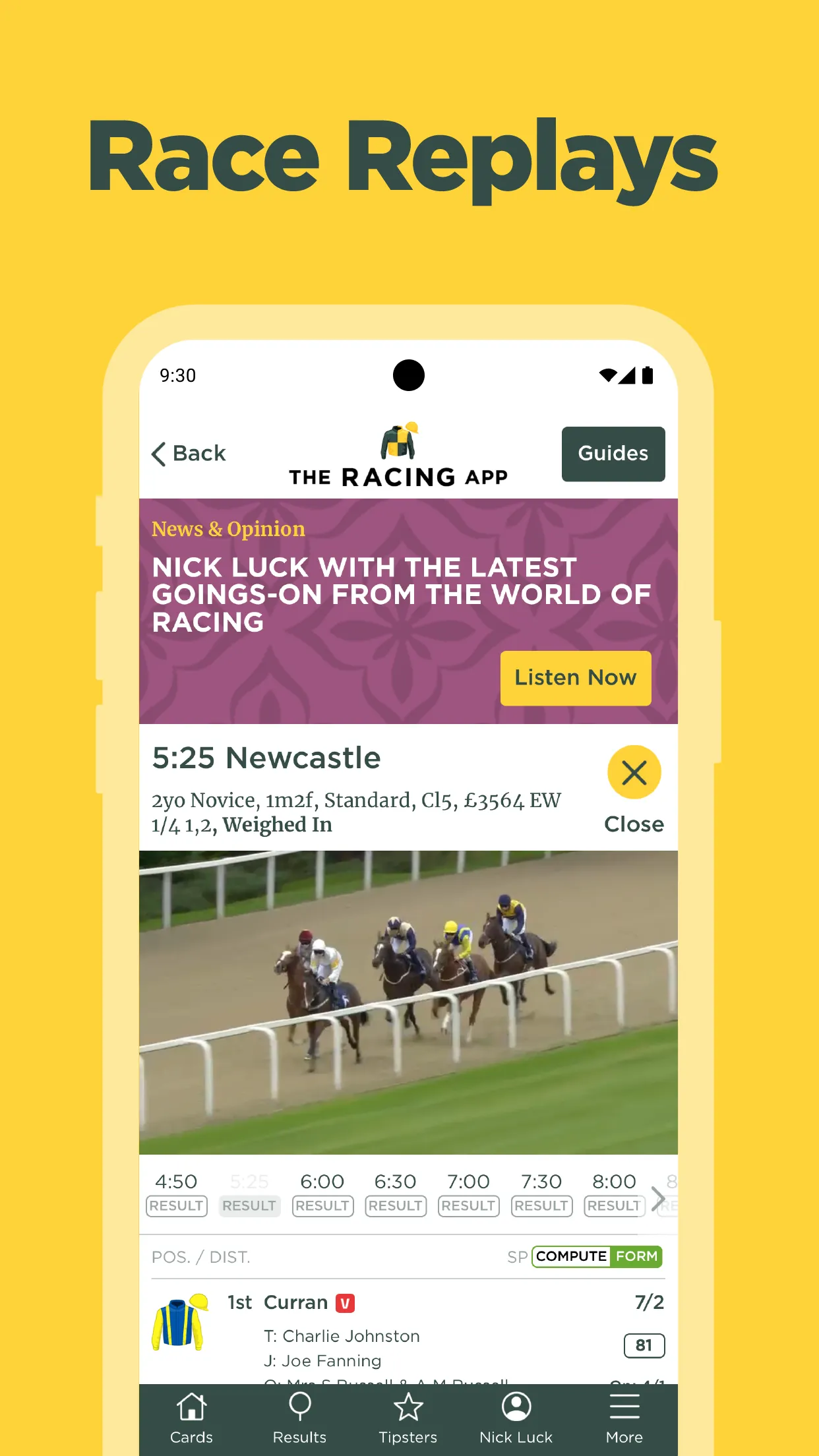 The Racing App | Indus Appstore | Screenshot