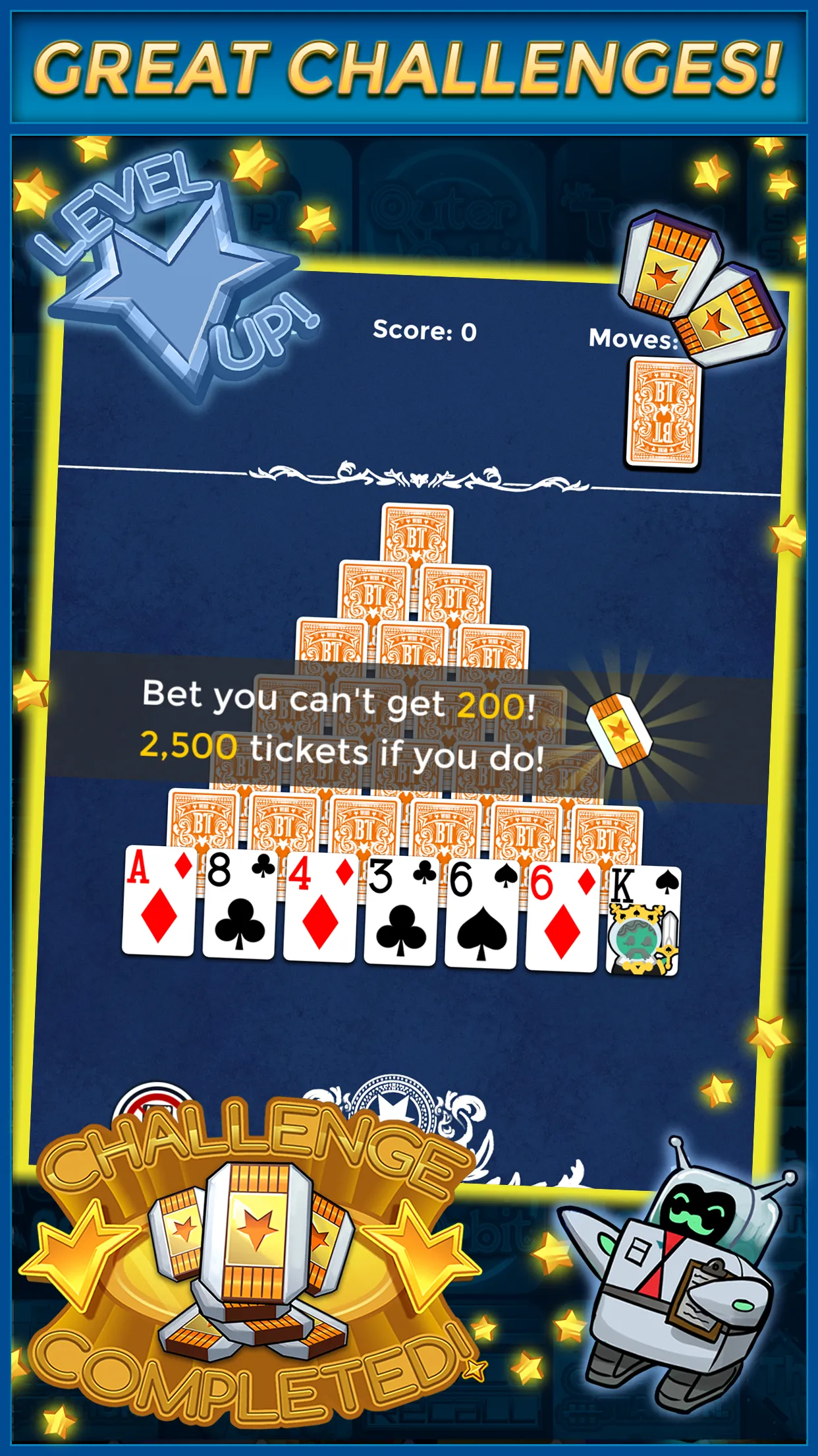 Pyramid Solitaire - Make Money | Indus Appstore | Screenshot