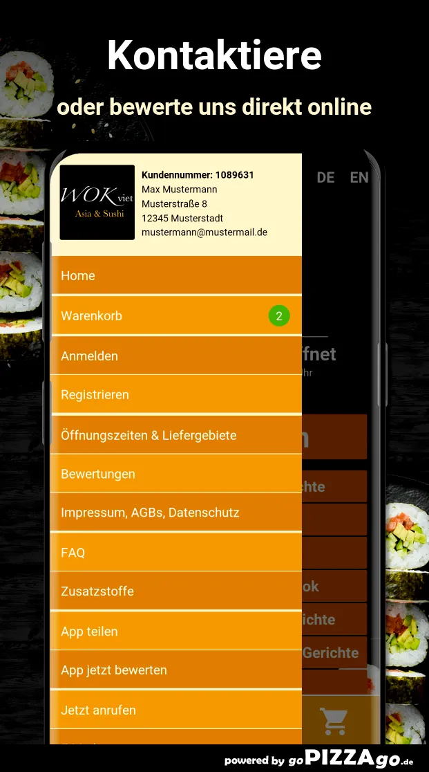 Wok Viet Asia - Sushi Berlin | Indus Appstore | Screenshot