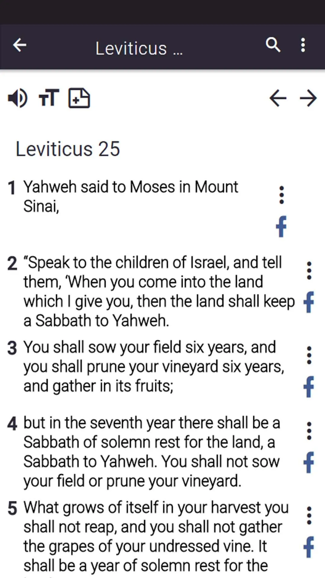 Bible book in English | Indus Appstore | Screenshot