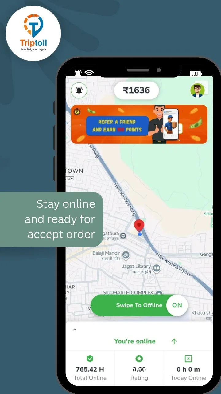 TripToll Driver | Indus Appstore | Screenshot