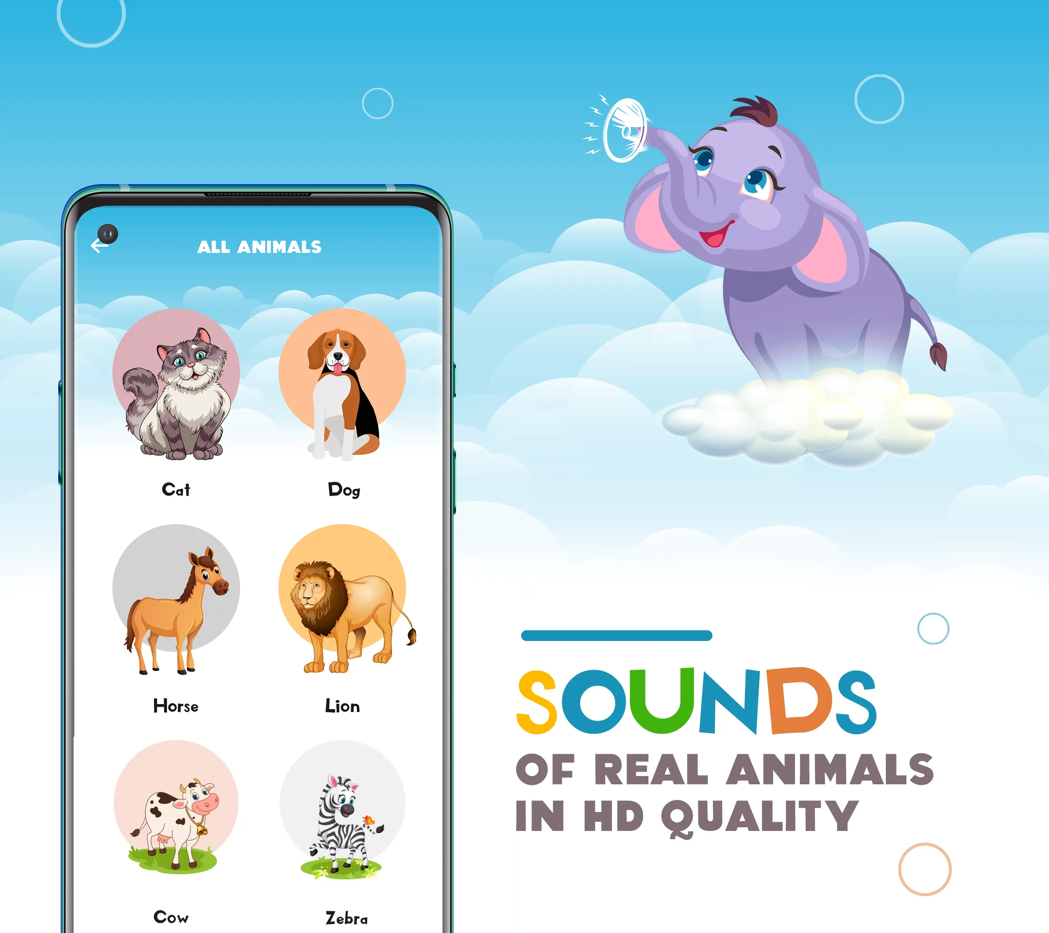 Animal Sounds - For Kids | Indus Appstore | Screenshot