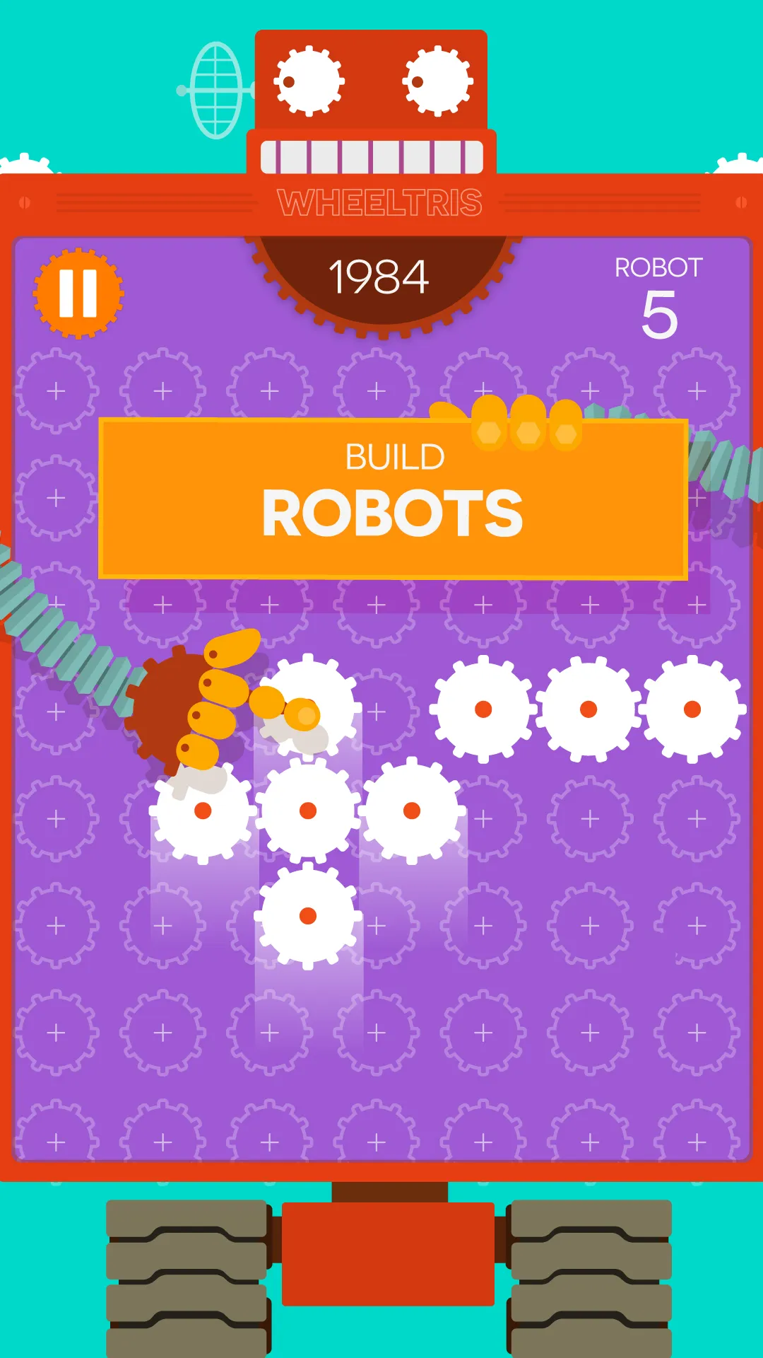 Wheeltris. Original puzzle | Indus Appstore | Screenshot