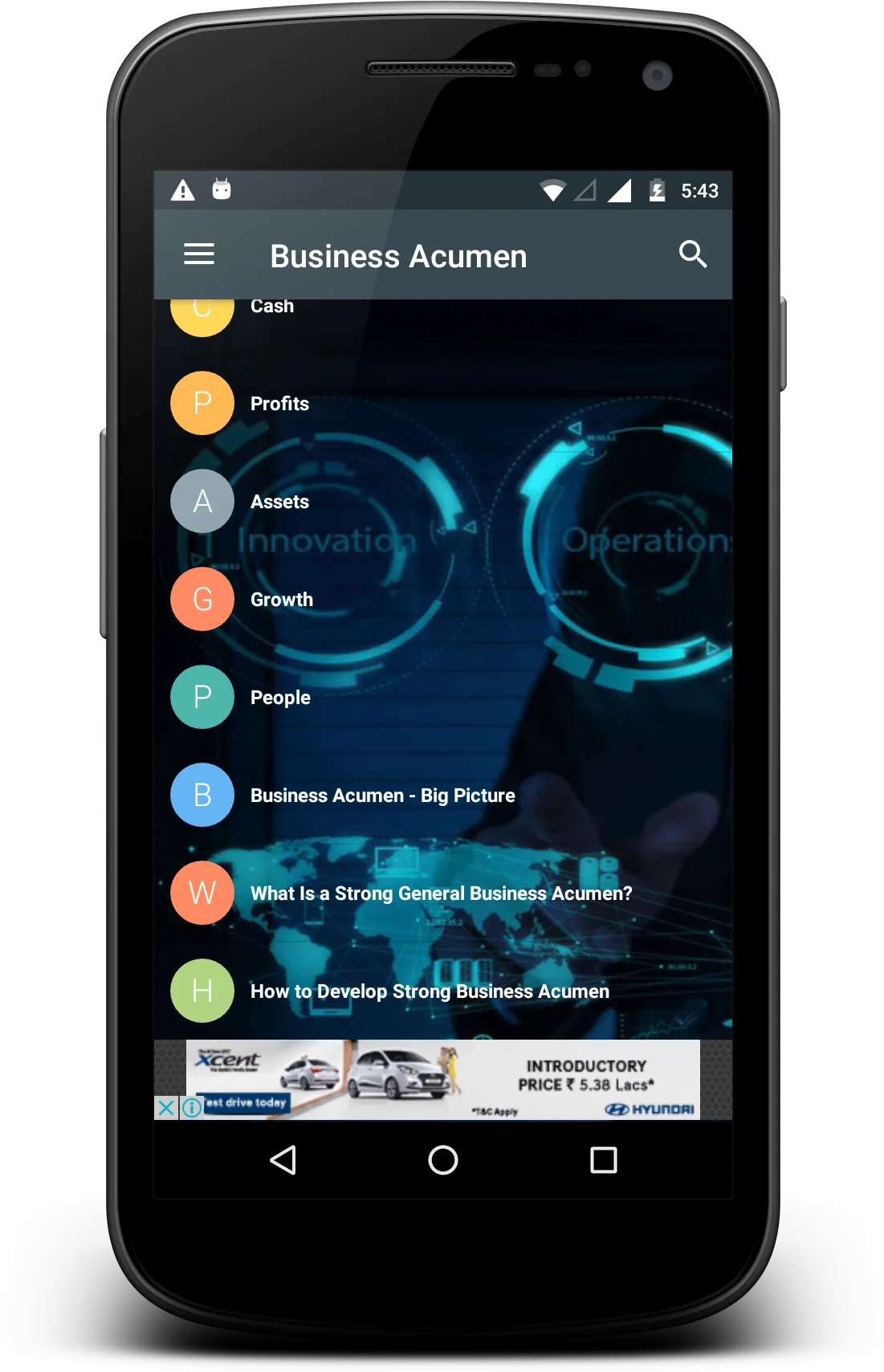 Business Acumen | Indus Appstore | Screenshot