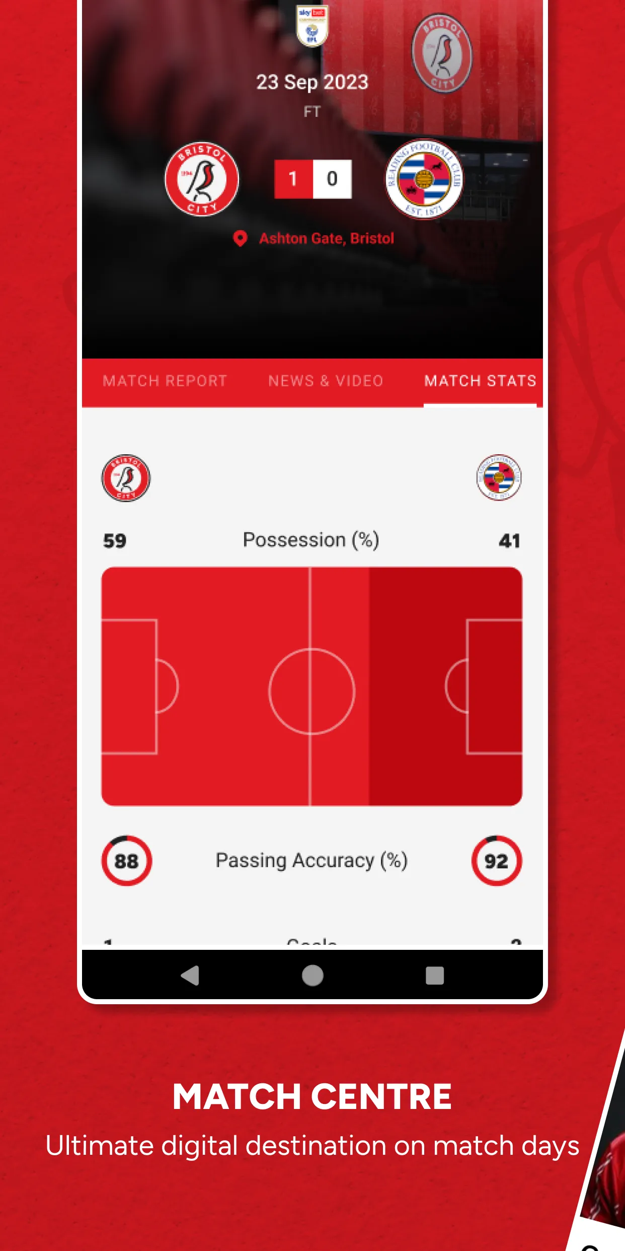 Bristol City FC | Indus Appstore | Screenshot