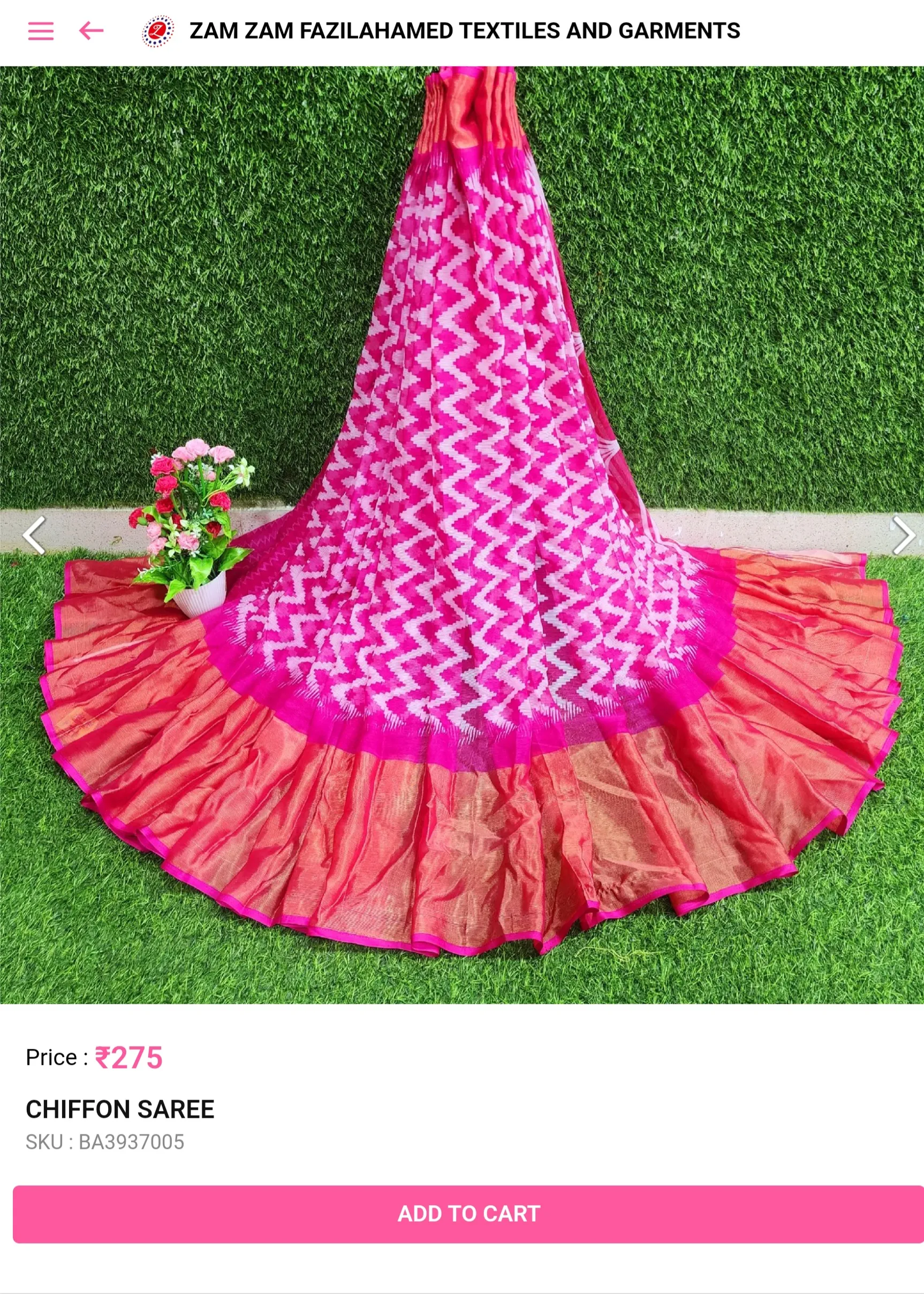 Zam Zam Textiles Madurai | Indus Appstore | Screenshot