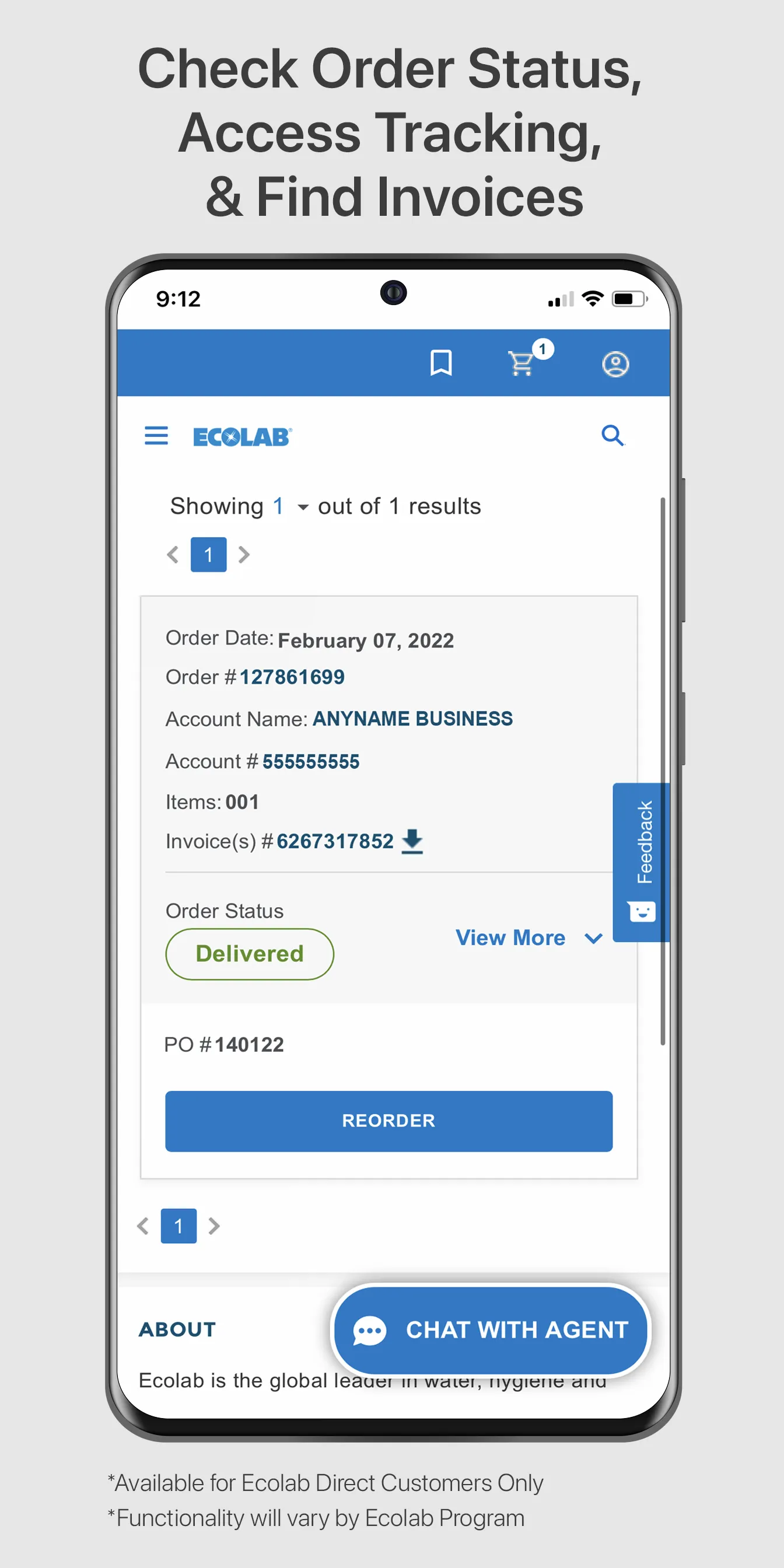 Ecolab Connect | Indus Appstore | Screenshot