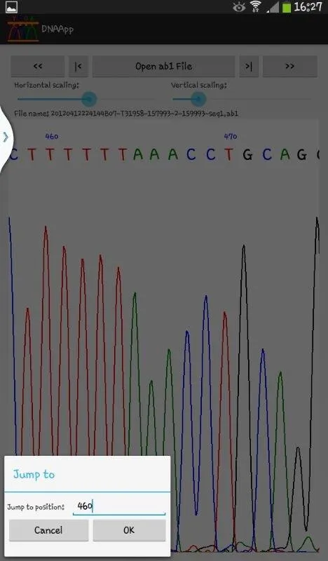 DNAApp: DNA sequence analyzer | Indus Appstore | Screenshot